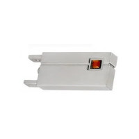 Наконечник Q-ART коричневий кристал для карниза SQUARE LINE Сталь